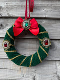 🎄Handmade Green Velvet Christmas Wreath 🎄