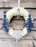 🎄Sheepskin Faux Fur Handmade Wreath 🎄