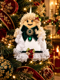👼 Handmade Christmas Holly Angel Decorations 👼